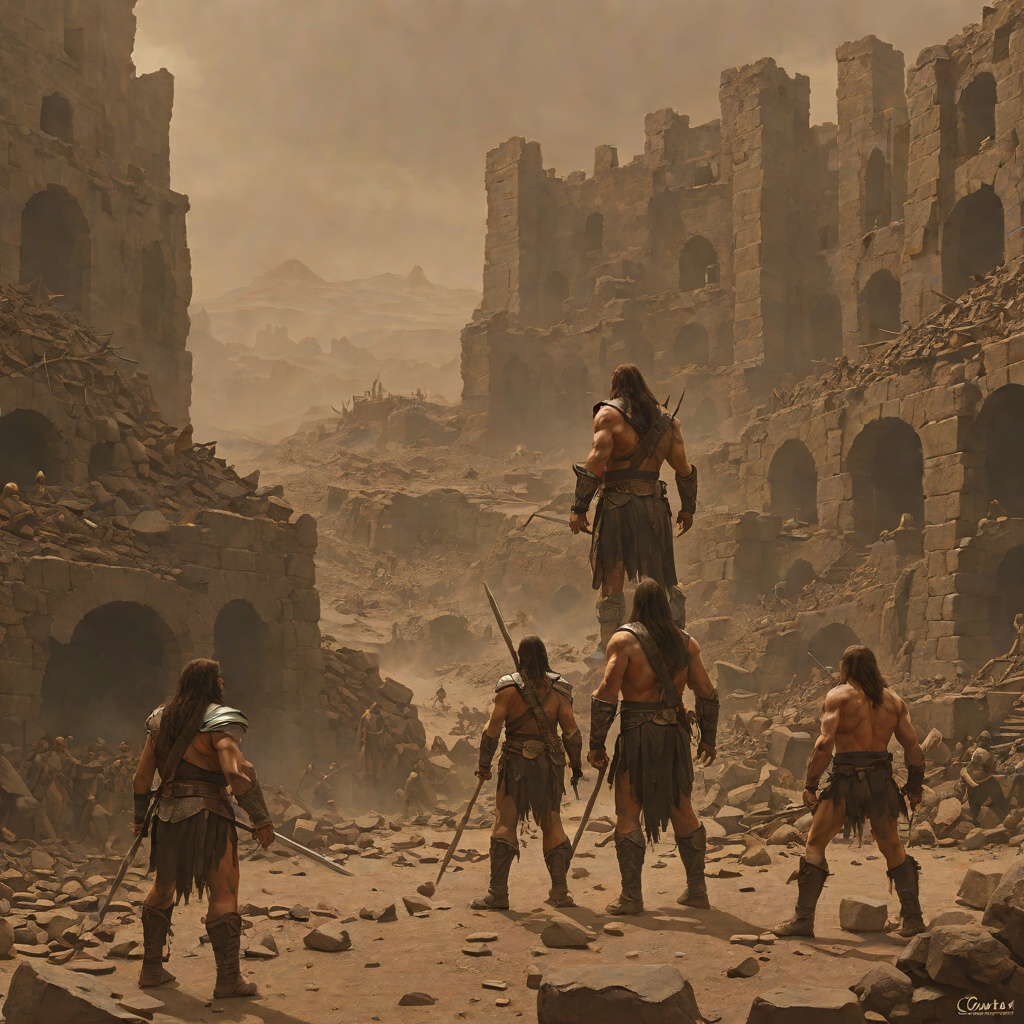 The Riddle of Steel from "Conan the Barbarian". The thematic thread of steel, from Corin's forging lesson through Uldin's correction, Doom's heresy, and Conan's final answer.