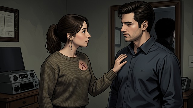 A Scar Disclosed from "Strangers". A Scar Disclosed Kei tells Hideo that a severe chest burn and unsuccessful skin grafts have shaped her isolation.