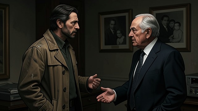 A Direct Appeal from "Strangers". A Direct Appeal Hideo’s father tells him to stop being so hard on himself and stand up for himself.