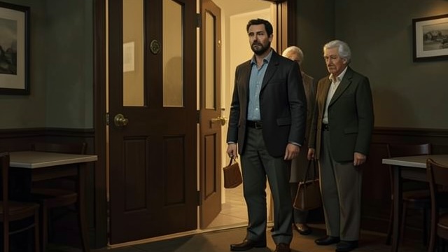 A Family Meal Planned from "Strangers". A Family Meal Planned Hideo suggests taking his parents out for sukiyaki, hoping a public restaurant will make it easier to say goodbye.