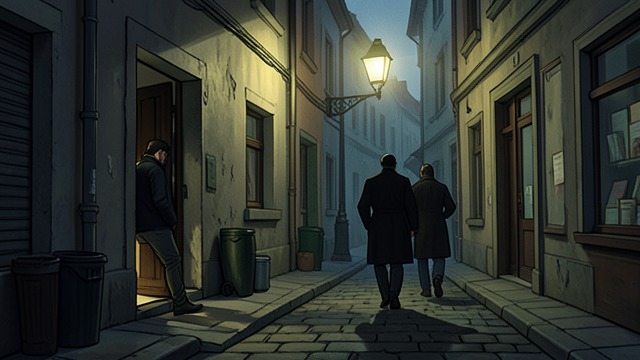 A Visit in Secret from "Strangers". A Visit in Secret Hideo checks whether Kei is home and then slips away to Asakusa despite his promise.