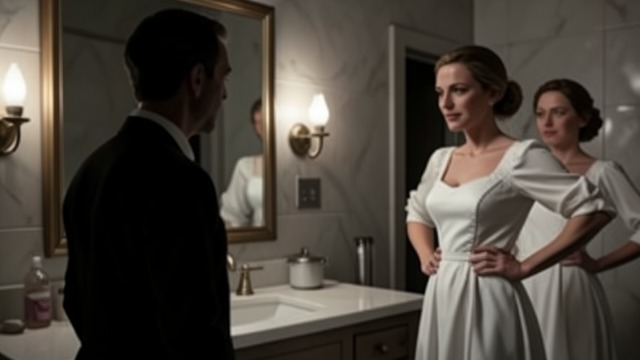 The Mirror’s Verdict from "Strangers". The Mirror’s Verdict Kei insists that Hideo looks gravely emaciated, while he sees a healthy man in the bathroom mirror.