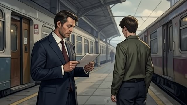 An Attempt to Reach His Son from "Strangers". An Attempt to Reach His Son Hideo tries to invite Shigeki to lunch, hoping to offer him the kind of affection Hideo has just received.