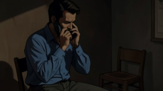 A Modest Reply from "Strangers". A Modest Reply When Hideo calls to thank Shigeki for helping move his belongings, he asks whether they might share dinner sometime.