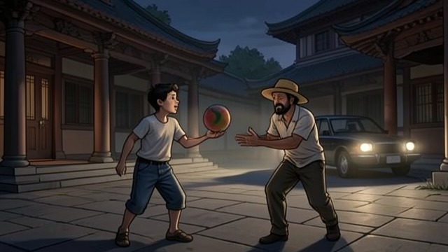 Catch in the Street from "Strangers". Catch in the Street Hideo and his father play catch near Honganji Temple, recovering a childhood wish that had once been granted only briefly.