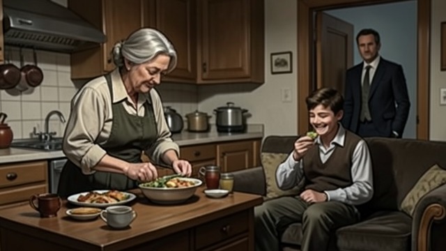 Parental Love Reexperienced from "Strangers". Parental Love Reexperienced Hideo’s returned parents treat him as a son, fussing over food, games, and his comfort.