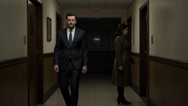 A Ghostly Final Meeting from "Strangers". A Ghostly Final Meeting Hideo learns that Kei is dead and then sees her in the hallway outside his apartment.
