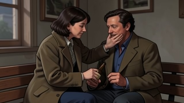 A Mother’s Everyday Care from "Strangers". A Mother’s Everyday Care Hideo’s mother wipes his face, offers him beer, and speaks to him with familiar maternal authority.
