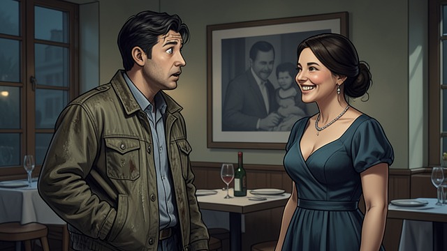 A Father’s Praise from "Strangers". A Father’s Praise Hideo’s father tells the waitress that Hideo has made good and has much to be proud of.