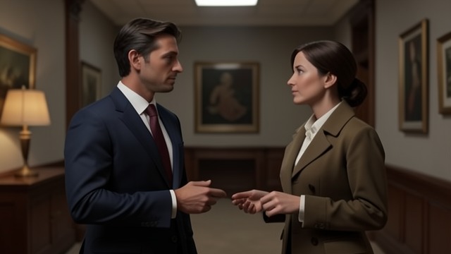 A Meeting Restored from "Strangers". A Meeting Restored Hideo apologizes to Kei in the lobby and offers to invite her for drinks another time.