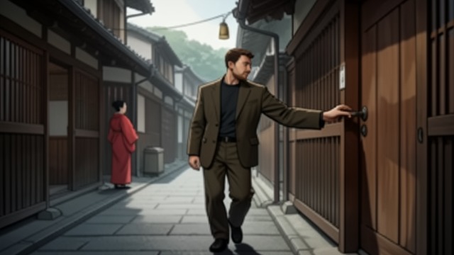 A Secret Rebellion from "Strangers". A Secret Rebellion Hideo goes to Asakusa after ensuring that Kei is not at home.