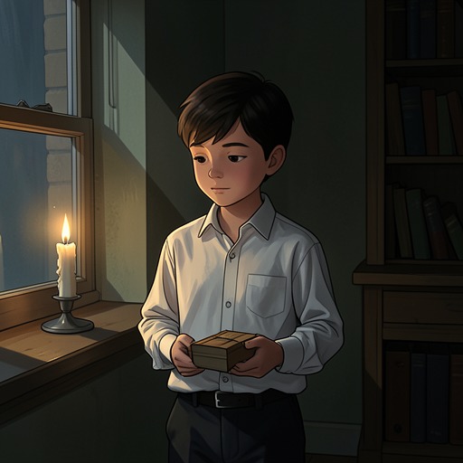 Hideo’s Lost Childhood from "Strangers". This character-destiny flow follows Hideo from childhood bereavement to an adult life shaped by self-reliance and a recovered need for care.