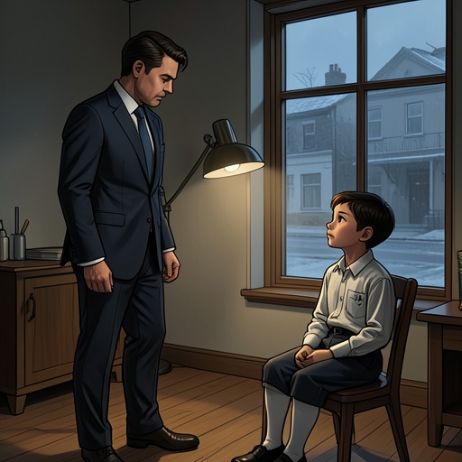 A Child and His Parents from "Strangers". This emotional flow examines how Hideo’s recovered experience of being loved changes what he can imagine giving his own son.