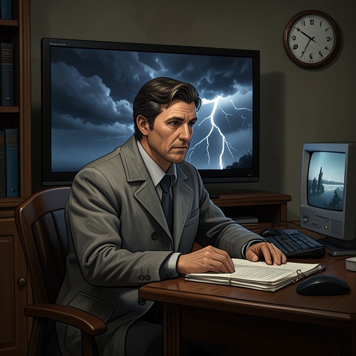 The Television Series in Peril from "Strangers". This flow traces how Hideo’s professional recovery is interrupted by the supernatural crisis and reshapes his working life.