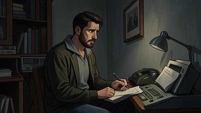 Burke’s Private Regret from "The Ax". Burke’s Private Regret A Friendship Imagined Too Late Burke considers scenarios in which Fallon could live and still leave him the position.