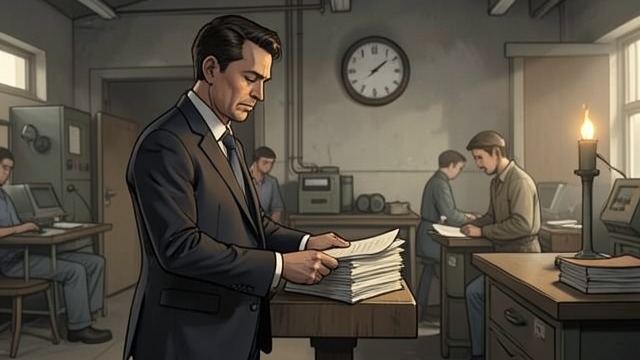 A Trade Learned from "The Ax". A Trade Learned From Sales to Management Burke begins in paper sales and gradually develops expertise in industrial paper and production management.