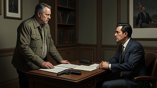 Ballistics Exposes the Link from "The Ax". Ballistics Exposes the Link A Technical Connection Burton tells Burke that the same gun killed Everly and Asche.