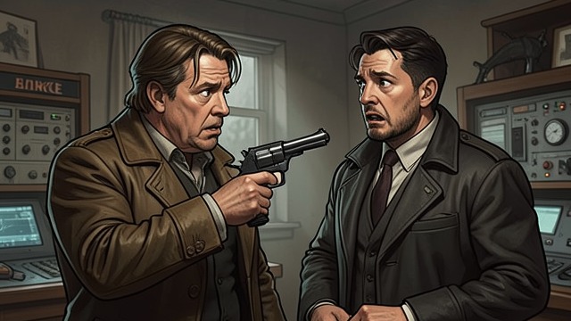 A Question Answered from "The Ax". A Question Answered The First Murder Burke uses his father’s pistol to kill Everly.