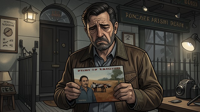 The Detective’s Photograph from "The Ax". The Detective’s Photograph Grief at the Faces Burke looks at photographs of Everly and Asche and feels sadness.