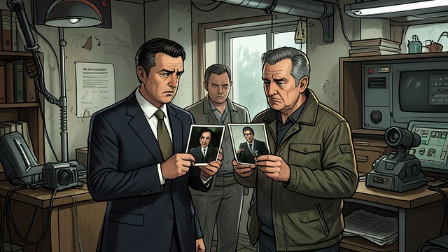 Burke’s First Interview from "The Ax". Burke’s First Interview Photographs Presented Burton shows Burke photographs of Everly and Asche and asks whether he knows them.