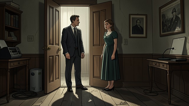 Two Futures at the Threshold from "The Ax". Two Futures at the Threshold A Job Interview Approaches Burke prepares to leave for Arcadia, and Marjorie believes a better future is beginning.