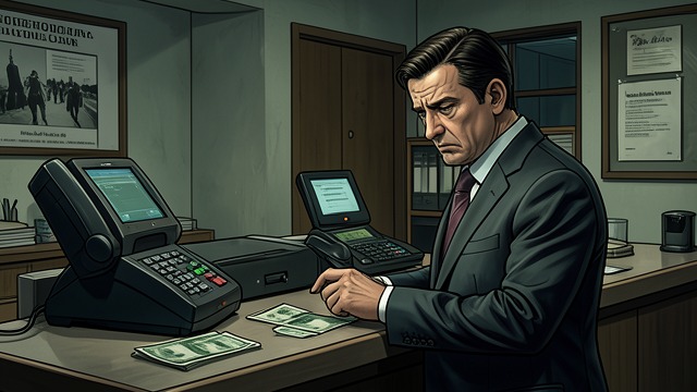 Cash and the Motel from "The Ax". Cash and the Motel A Preferred Payment The motel owner prefers cash to credit cards, which Burke calls a transitional technology.