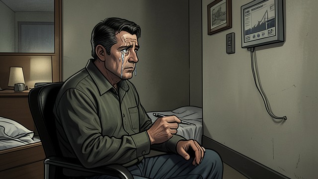 The Dead Man’s Echo from "The Ax". The Dead Man’s Echo Grief After the Attack Burke returns to Dawson’s Motel crying and replays the violent encounter.