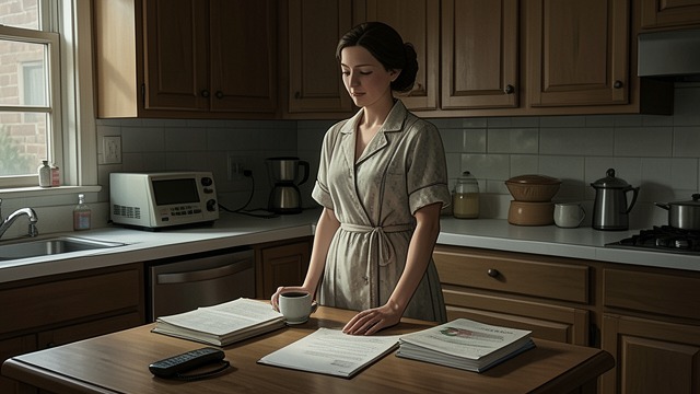 The Household Manager from "The Ax". The Household Manager Immediate Economies Marjorie cuts subscriptions, entertainment, and more expensive foods as soon as Burke brings home the layoff notice.