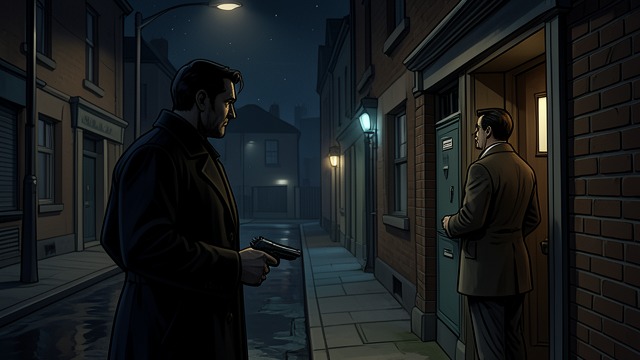 The First Victim from "The Ax". The First Victim Preparation Becomes Action Burke takes his father’s Luger pistol and travels to Fall City, where he locates Herbert Coleman Everly.