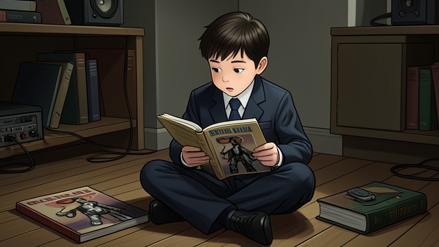 A Childhood Question from "The Ax". A Childhood Question Automation Promised As a boy, Burke reads stories about automation replacing dull and repetitive labor.