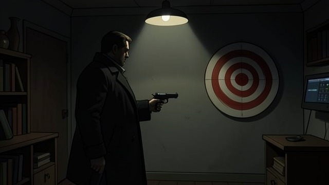 The First Threshold from "The Ax". The First Threshold A Man Who Had Never Fired Before the first murder, Burke has never fired a weapon at a person.