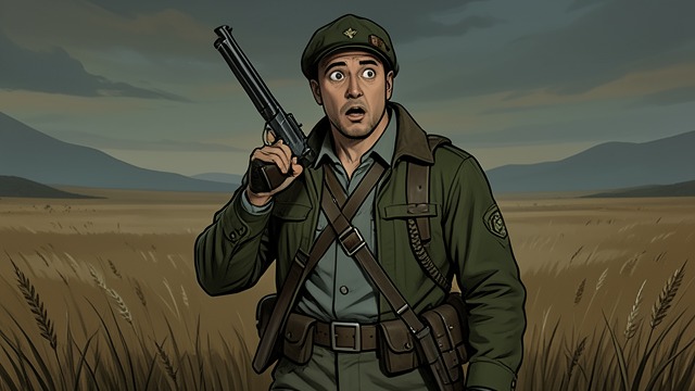 Practice in the Field from "The Ax". Practice in the Field Learning the Weapon Burke buys a manual, replaces the old ammunition, and tests the gun in an isolated field.