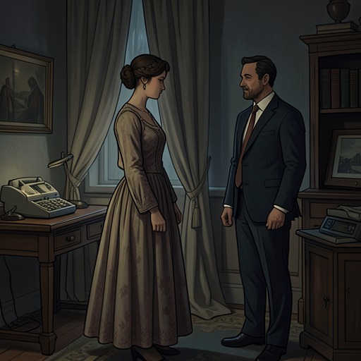 Marjorie’s Affair and James Halstead from "The Ax". Marjorie’s connection with James Halstead emerges from loneliness, then ends as she tries to recover her marriage with Burke.