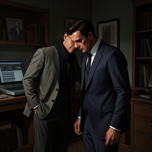 The Final Rival from "The Ax". Burke’s long pursuit of Upton Fallon culminates in an intimate deception that secures the vacancy Burke believes he needs.