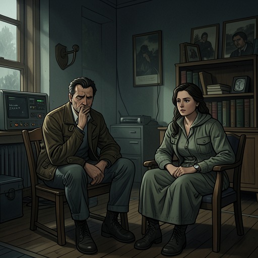 A Family’s Two Emergencies from "The Ax". The novel places Burke’s secret murders beside the visible crises of Marjorie’s distress and Billy’s arrest, showing how danger enters the household through…