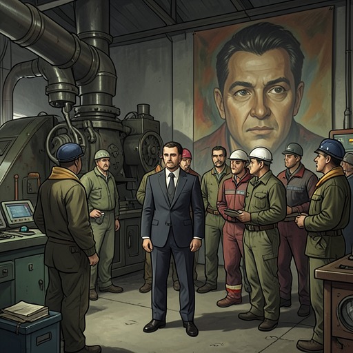 A Return to the Workplace Community from "The Ax". Burke longs for the technical community of paper manufacturing even as competition and violence destroy the solidarity he remembers.