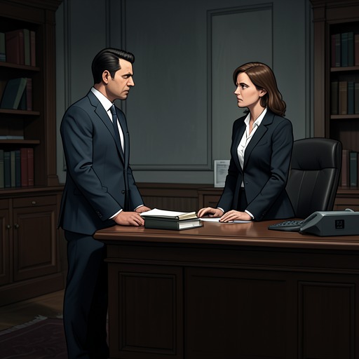 Workplace Loyalty and Betrayal from "The Ax". Burke’s relationship with Halcyon Mills begins in long service and ends in a collapse of trust that shapes his view of employment.