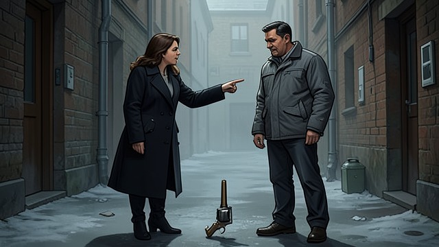 A Ballistic Link from "Fool Me Once". A Ballistic Link A Difficult Identification Police locate men whose height, build, and clothing resemble Maya’s description, but masks prevent a certain…