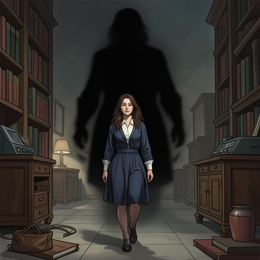 Death as a Shadow from "Fool Me Once". This thread follows the recurring idea that death seems to pursue Maya, first as an accusation and finally as a question of what she can leave behind.