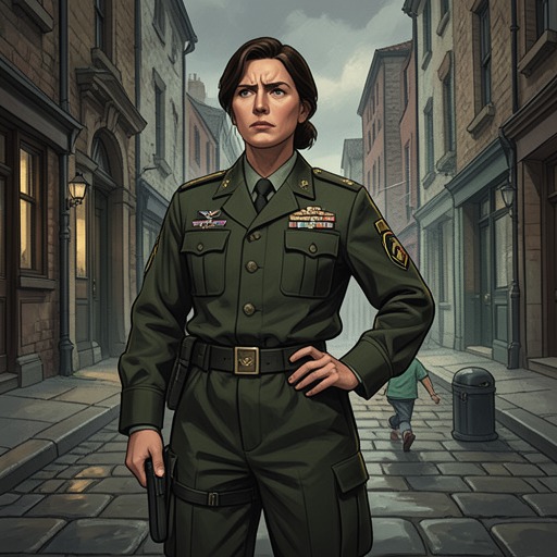 The Civilian World and the Battlefield from "Fool Me Once". This thread traces Maya’s difficulty crossing from military alertness into ordinary life and the moral residue her service carries into family, work, and…