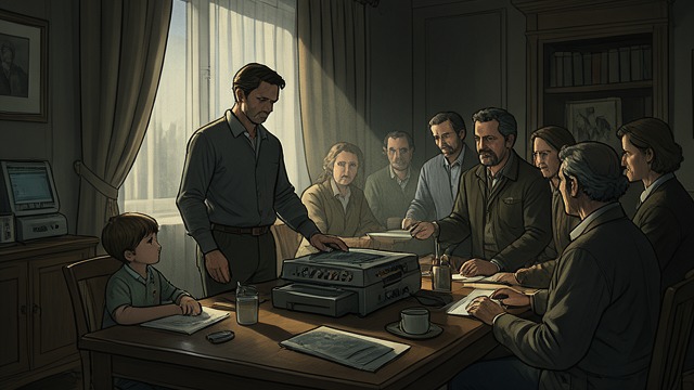 A Wider Family Circle from "After Ever Happy". A Wider Family Circle Belonging made visible Hardin appears at family events alongside Smith, Landon, Ken, and Karen.