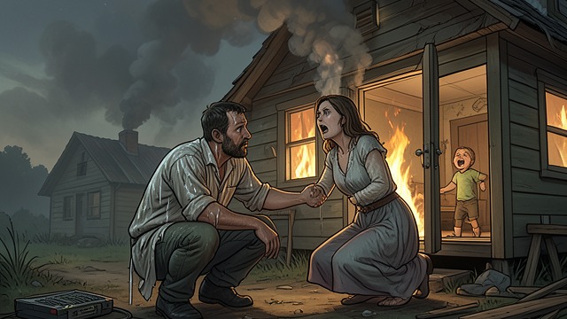 The Fire's Consequence from "After Ever Happy". The Fire's Consequence A shared emergency Christian risks injury while helping Hardin escape the burning house.