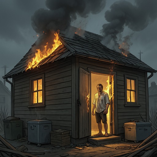 The Arson Crisis from "After Ever Happy". The fire at Trish's former home turns Hardin's buried childhood trauma into immediate danger and forces others to intervene.