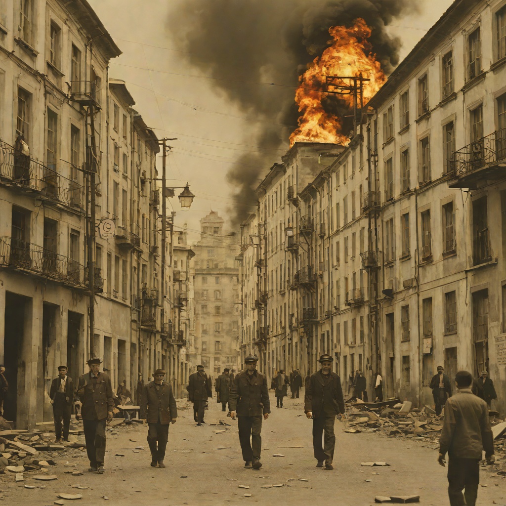 The Kovno Council's Impossible Choices from "City of God". From the burning of the hospital to the partisan escape, the council of the Kovno Ghetto is forced into a brutal calculus of survival.