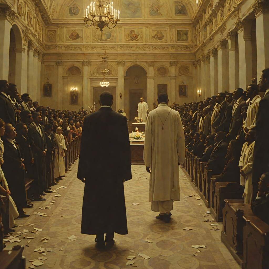 Pem's Spiritual Crisis and Conversion from "City of God". A rebellious priest moves from unsettling sermons to formal examination, resignation, and a new life as a Jew married to Sarah Blumenthal.