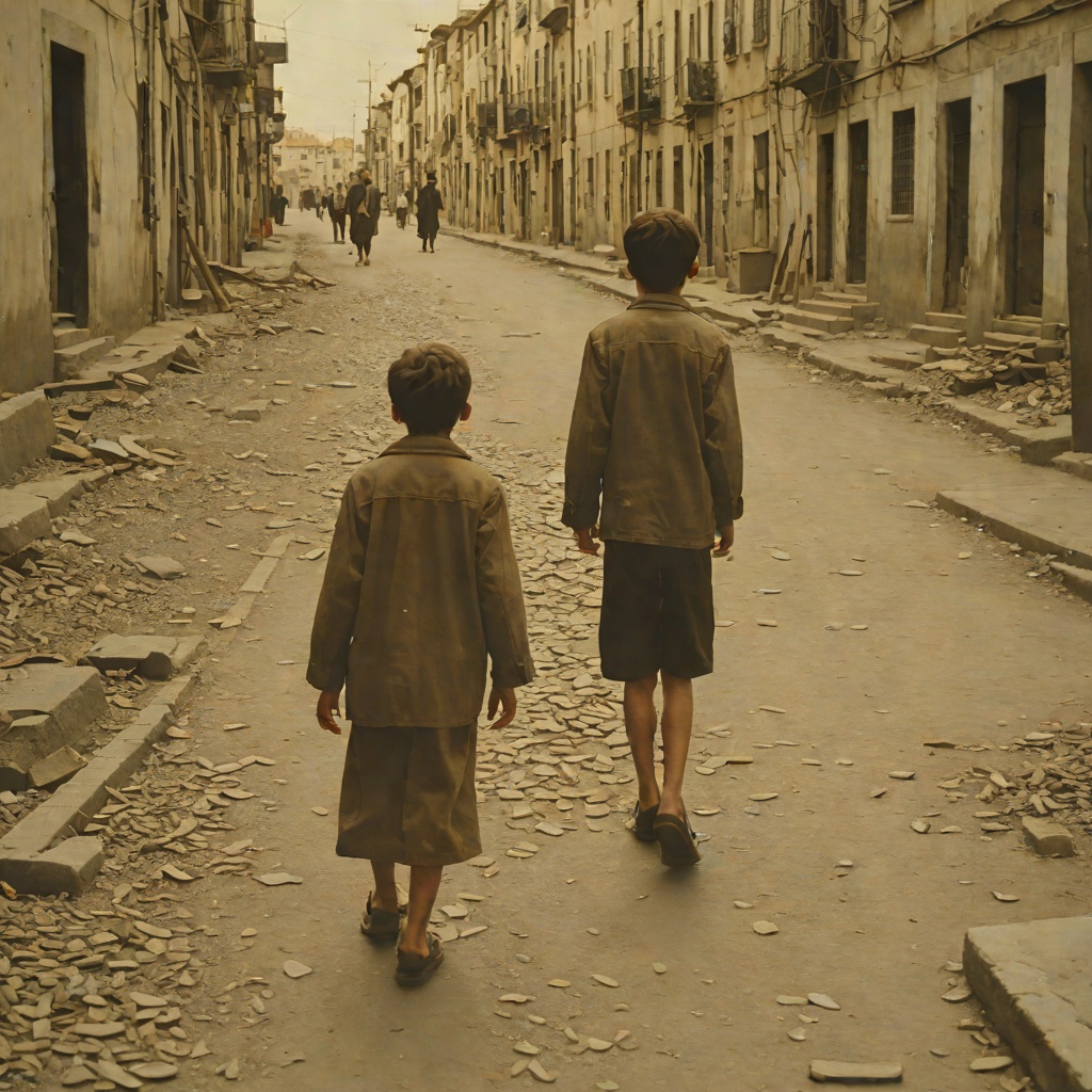 Yehoshua's Kovno Testimony from "City of God". The embedded narrative of a child in the Kovno Ghetto who becomes a council runner and survives to become Sarah Blumenthal's father.