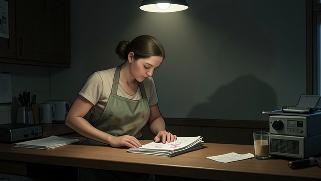 The Difficult Middle from "One Day". Work and Self-Doubt A Narrow Routine At Loco Caliente, Emma earns a living but feels her energy and confidence diminishing.