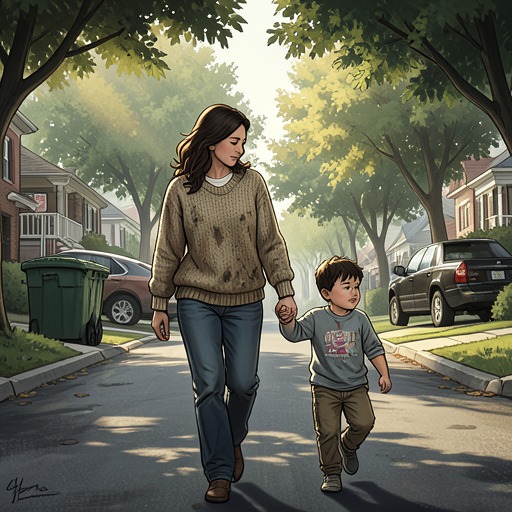 Emma and Jasmine from "One Day". This flow traces Emma Morley’s connection with Jasmine Mayhew, from a godmother’s affection to an everyday role in the child’s life.