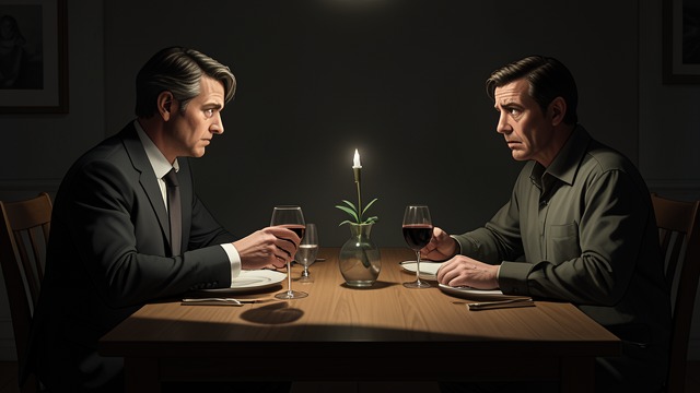 Questions Over Dinner from "After We Fell". Questions Over Dinner A cautious conversation Richard admits that he still drinks and explains that he and Carol were unhappy.