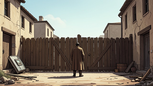 Quarantine Authority from "The Thicket". Law Under Epidemic Restriction Quarantine seals Hinge Gate against movement during the Smallpox epidemic.